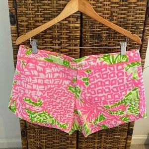 Lilly Pulitzer Addie shorts size 10